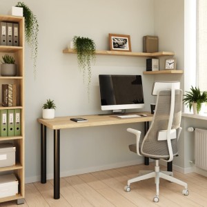 Biurko komputerowe Iron dąb sonoma (1).jpg