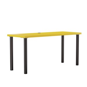 Biurko komputerowe Iron-żółte-.jpg