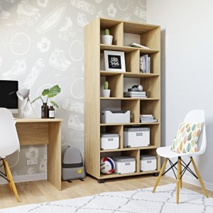 Regał z pólkami Marek dąb kamienny-yrke- (2).jpg