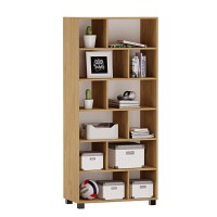 Regał z półkami Marek - Dąb kamienny