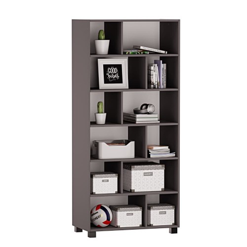 Regał z pólkami Marek-grafit.jpg