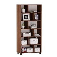 Regał z półkami Marek - Orzech