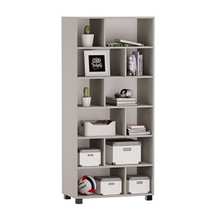 Regał z półkami Marek - Szary