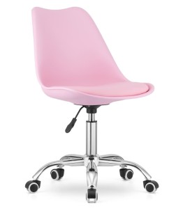 Krzesło obrotowe biurowe Edyta - różowe yrke-.jpg