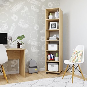 Regał słupek Ada - dąb kamienny - yrke-.jpg