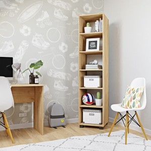 Regał słupek Ada - dąb złoty-yrke.jpg