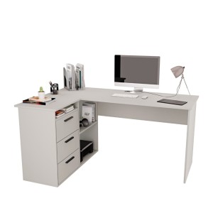 biurko szkolne narożne - szary - -aga-.jpg