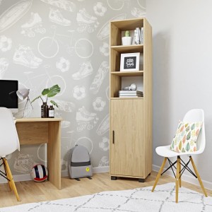 Regał z drzwiczkami dąb kamienny- Yrke.jpg