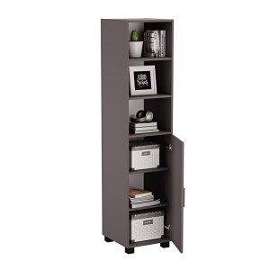 Regał z drzwiczkami grafit Yrke (3).jpg