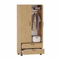 Szafa z szufladami Kamil - Dąb kamienny