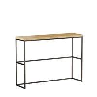 Stolik barowy loft - Dąb kamienny