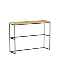 Stolik barowy loft - Dąb złoty