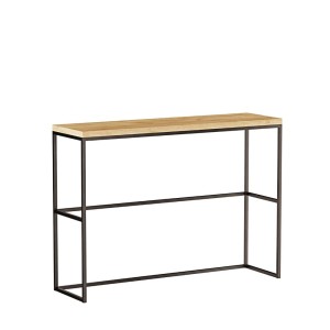 Stolik barowy loft - Dąb złoty