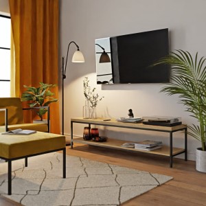 Stolik rtv loft dąb kamienny - salon.jpg