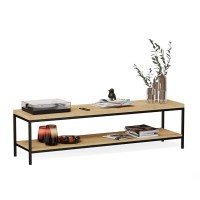 Stolik rtv loft - Dąb złoty