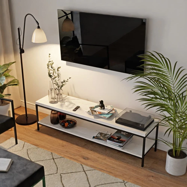 Stolik rtv loft sosna - salon - rzut.jpg