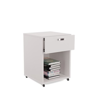 Kontenerek biały jedna szuflada - kółka.jpg