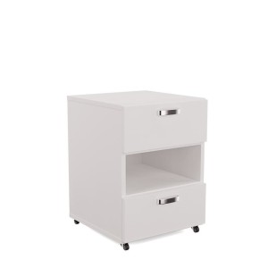 Kontenerek biały dwie szuflady półka pośrodku.jpg