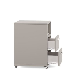 Kontenerek szary — dwie szauflady plus półka na górze.jpg