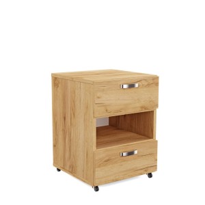 Kontenerek-dąb złoty_dwieszuflady plus półka pośrodku_1.jpg