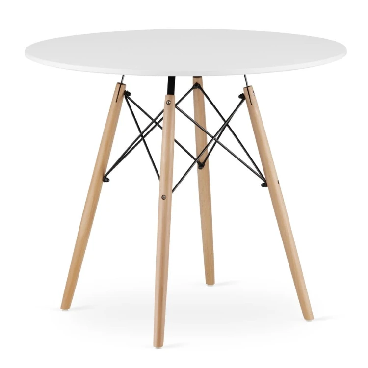 Stół okrągły -skandynawski biały - 90 cm.jpg