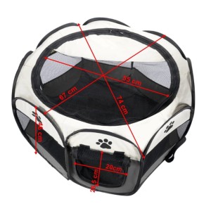 Kojec dla psa -szary -yrke.jpg