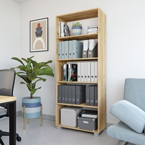 Regał podwójny biurowy- dąb złoty -yrke.jpg