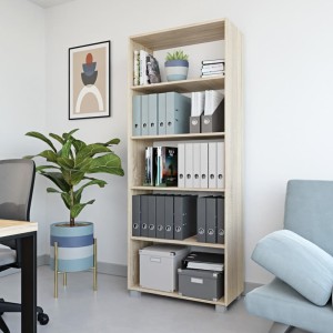 Regał podwójny biurowy dąb -sonoma.jpg