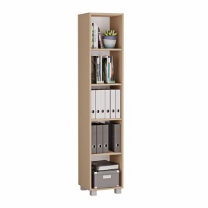 Regał biurowy na segregatory - Cappuccino