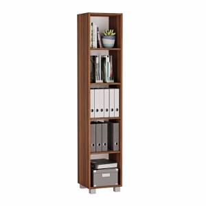 Regał biurowy na segregatory - Orzech