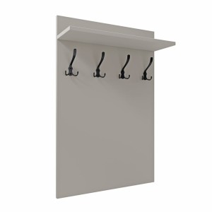 Wieszak ścienny pionowy - Szary - Na ubrania