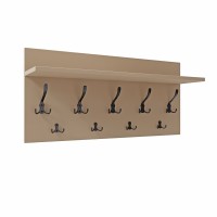 Wieszak ścienny - Cappuccino - Na ubrania