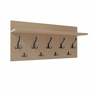 Wieszak ścienny - Cappuccino - Na ubrania