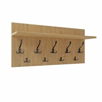 Wieszak ścienny - Dąb kamienny - Na ubrania