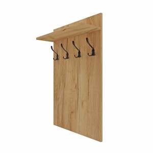Wieszak ścienny -pionowy-dąb złoty .jpg