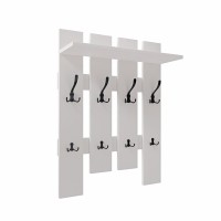 Wieszak ażurowy - Biały - Na ubrania