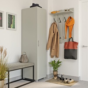 Wieszak ażurowy - szary - yrke- .jpg