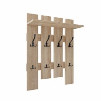 Wieszak ażurowy - Dąb sonoma - Na ubrania