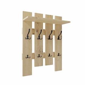 Wieszak ażurowy - Dąb artisan - Na ubrania