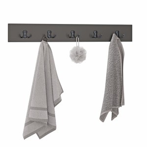 Wieszak łazienkowy - czarny - yrke.jpg