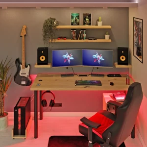 Biurko gamingowe - dąb-artisan .webp
