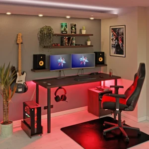 Biurko gamingowe - wenge- yrke .webp