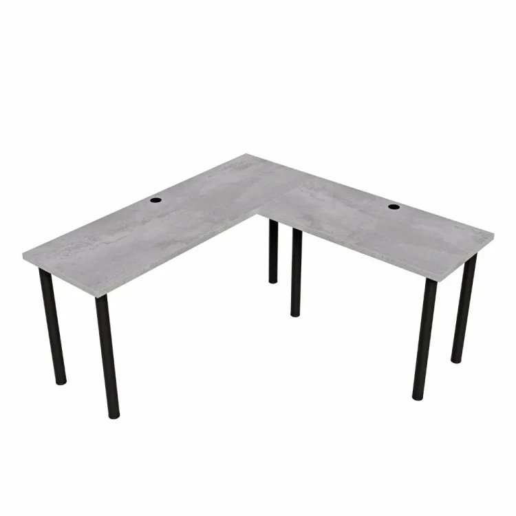 Biurko narożne prawe - beton.webp