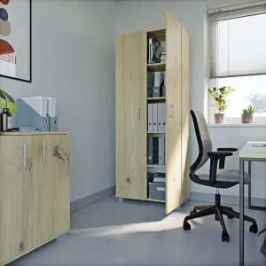 Szafa biurowa na segregatory-yrke-dąb artisan.webp
