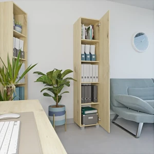 Szafa biurowa na dokumenty-dąb artisan-.webp