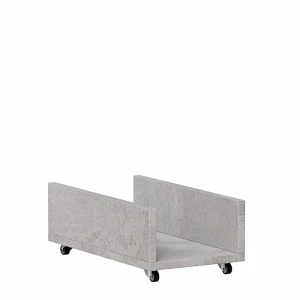 Podstawka pod komputer na kółkach - beton - .webp