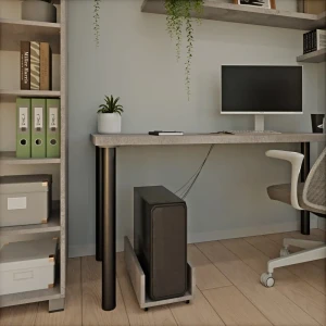 Podstawka pod komputer na kółkach - beton yrke.webp