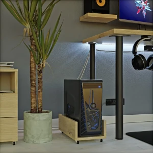 Podstawka pod komputer na kółkach - dąb artisan yrke.webp