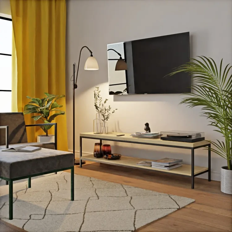 Stolik rtv loft - dąb artisan- yrke .webp