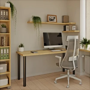 Biurko komputerowe -dąb artisan iron- yrke-.webp